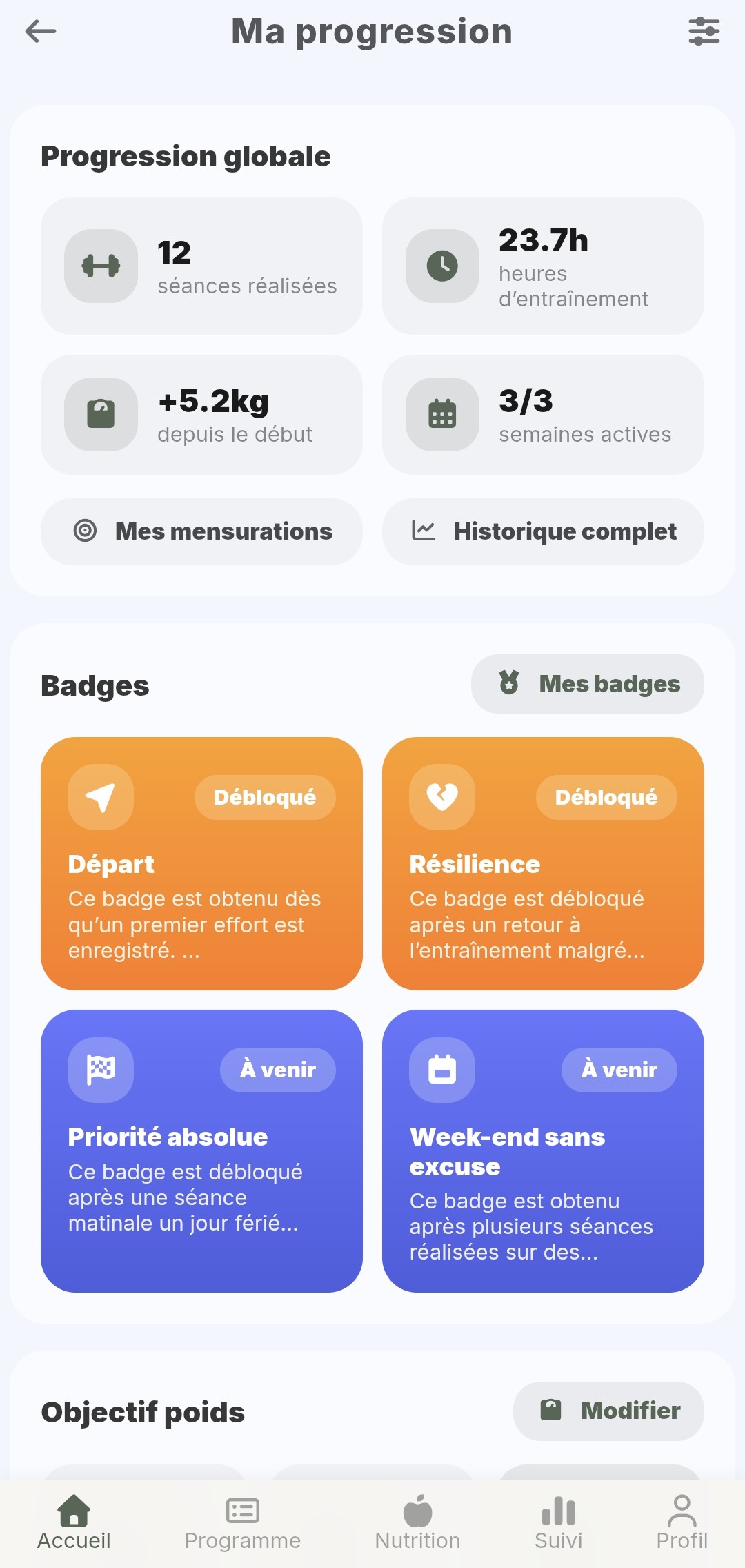 Création de programmes côté client
